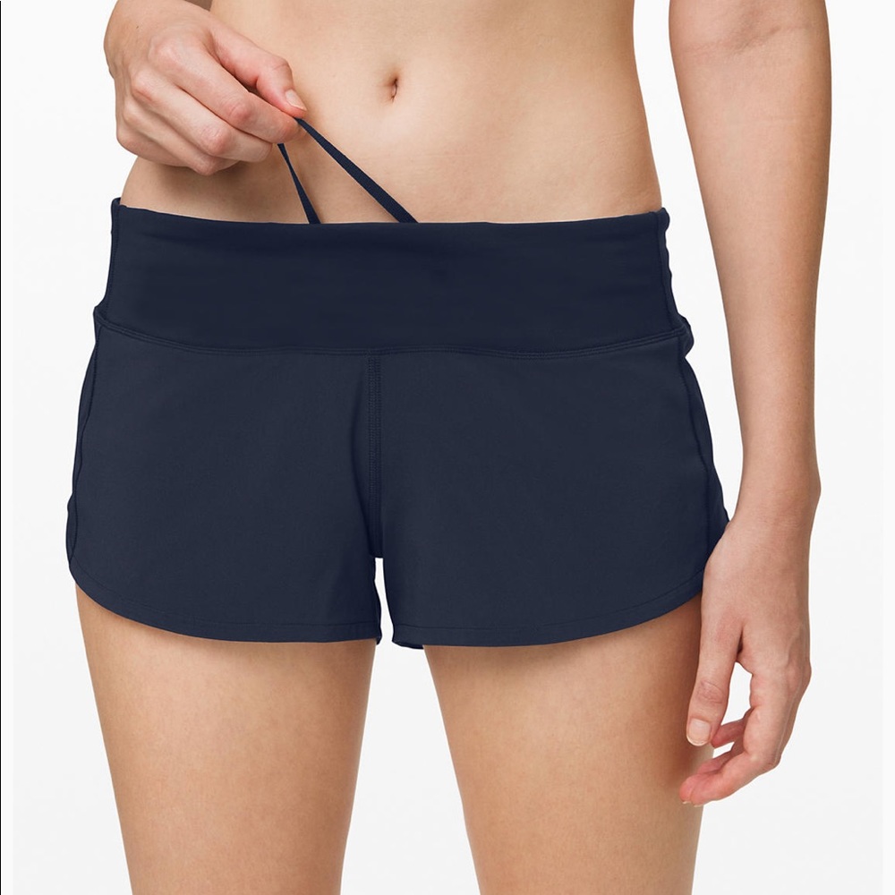 Lululemon Speed Up Short 2.5” True Navy